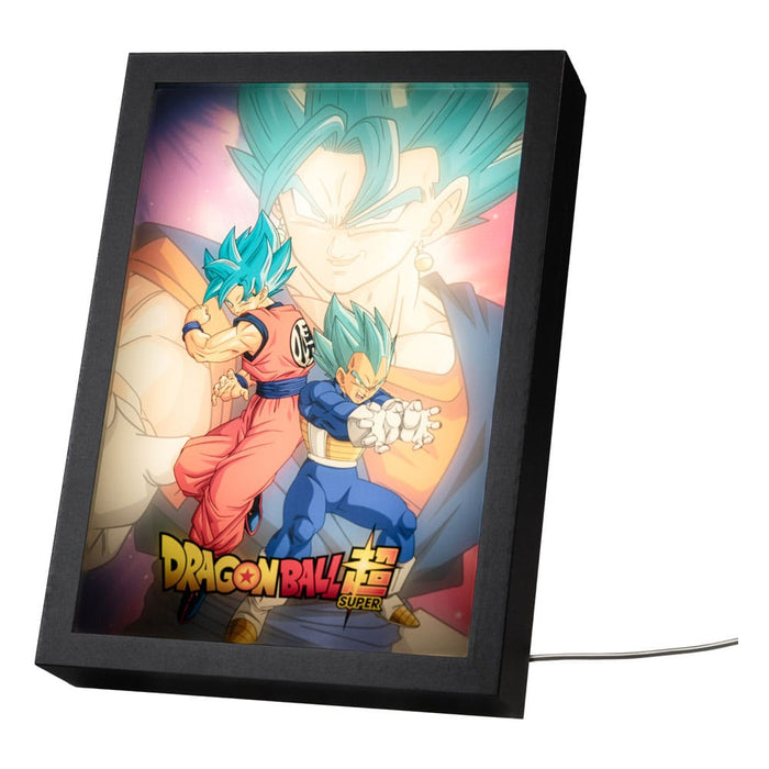 Dragon Ball Super LED-Bild Goku & Vegeta (gerahmt)