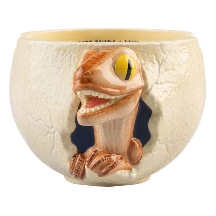Jurassic Park cuenco 3D Raptor en el huevo