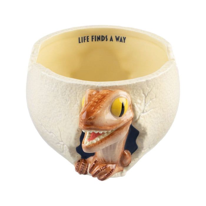 Jurassic Park cuenco 3D Raptor en el huevo
