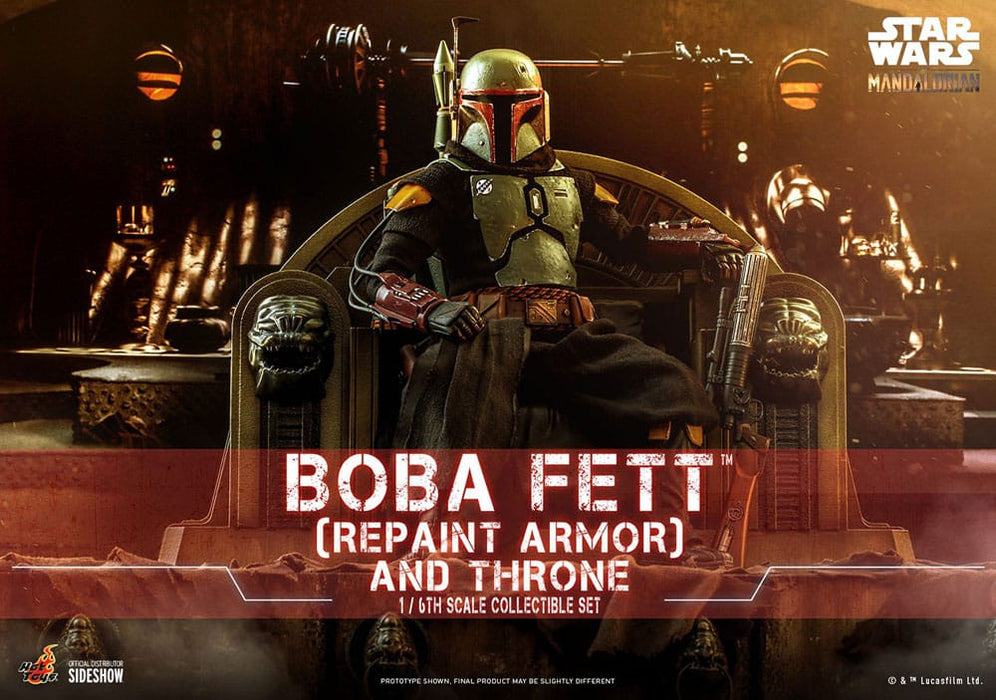 Star Wars The Mandalorian Boba Fett mit Thron Actionfigur 1:6 Special Edition
