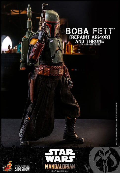 Star Wars The Mandalorian Boba Fett mit Thron Actionfigur 1:6 Special Edition