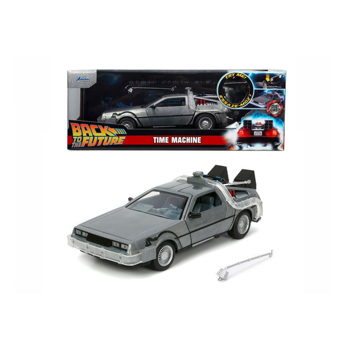 Back to the Future Modelauto Tijdmachine 1/24