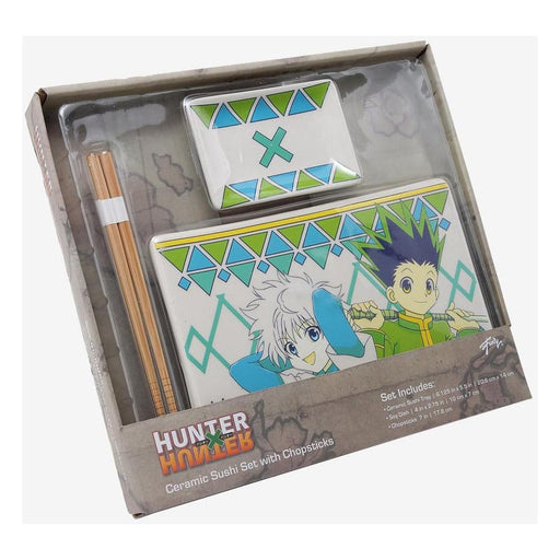 Set de sushi Hunter x Hunter Gon y Killua (cerámica)