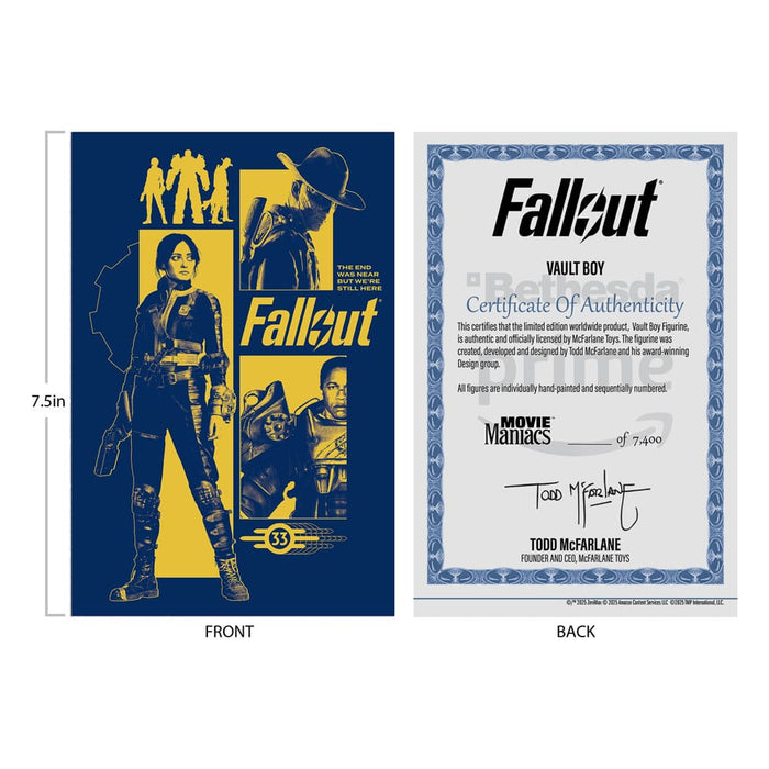 Action figure Vault Boy di Fallout Movie Maniacs