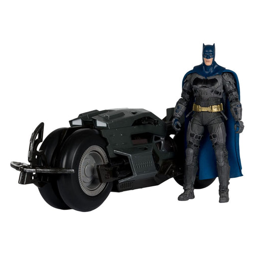 Batman con Batcycle de The Flash