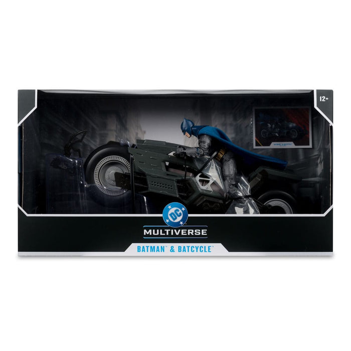 Batman mit Batcycle aus The Flash
