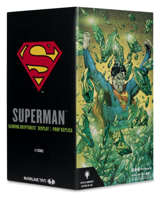 Superman Kryptonit Replik mit Leuchtfunktion
