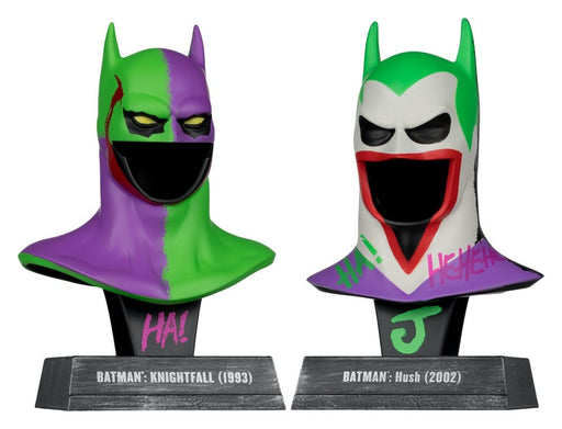 Réplicas de máscaras de Batman Knightfall y Hush al estilo del Joker