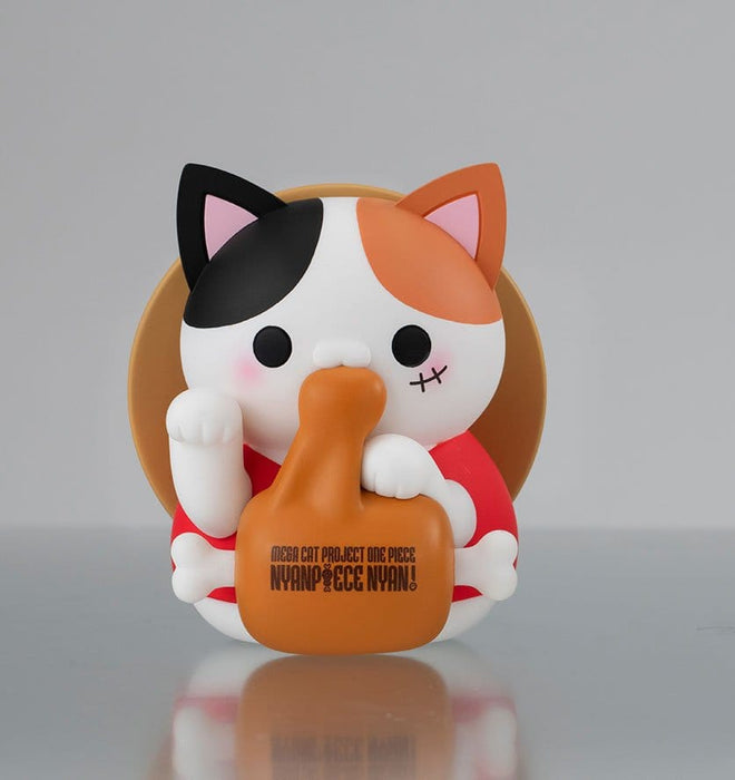 One Piece Sammelfigur Nyan Piece Nyan! Glückskatze Ruffy