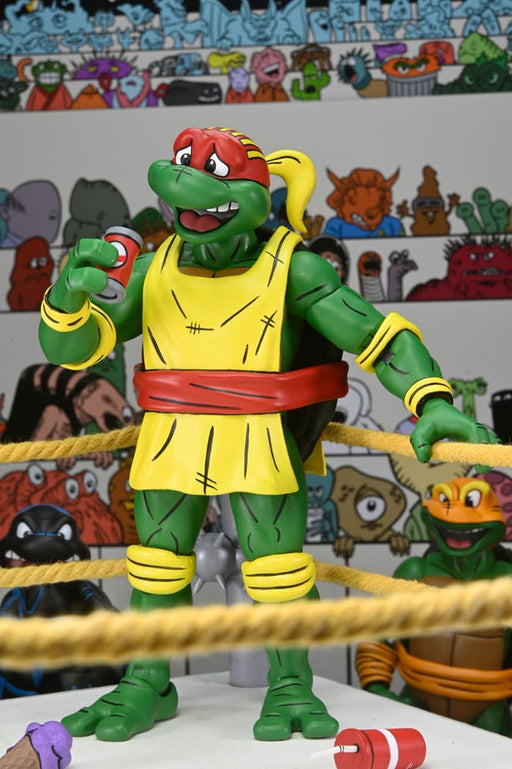 Teenage Mutant Ninja Turtles Stump Wrestling Confezione da 4 Action Figure (Archie Comics)
