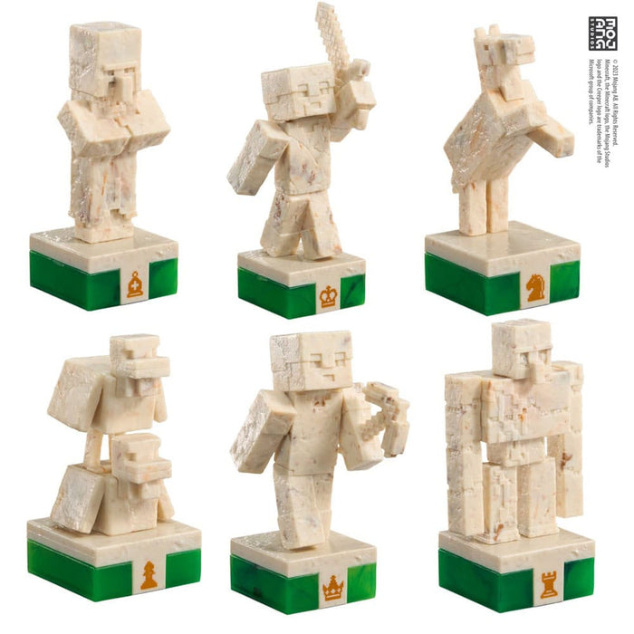 Scacchiera Minecraft Eroi dell'Overworld contro i mob ostili
