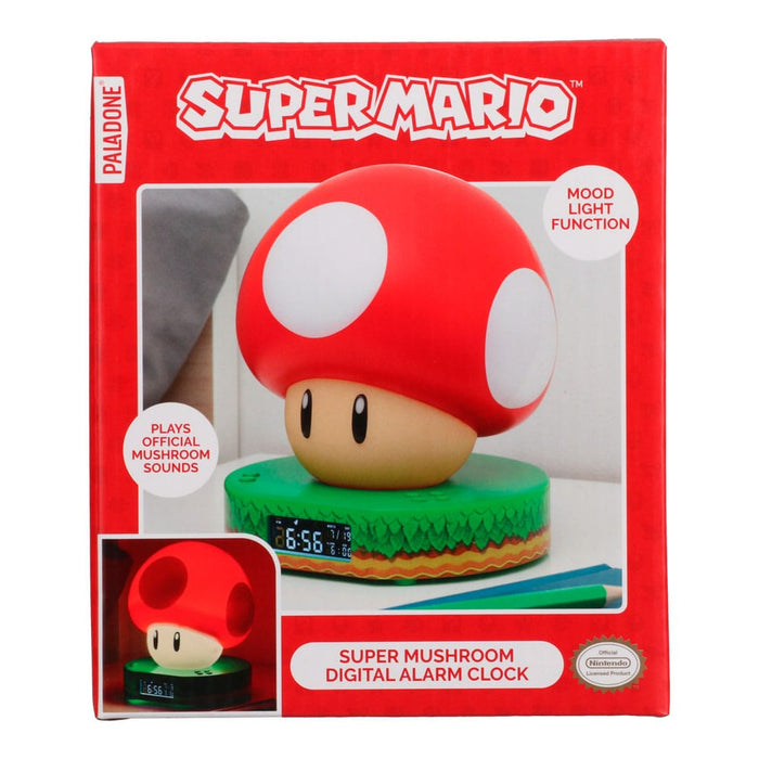 Super Mario digitale wekker Superpaddenstoel