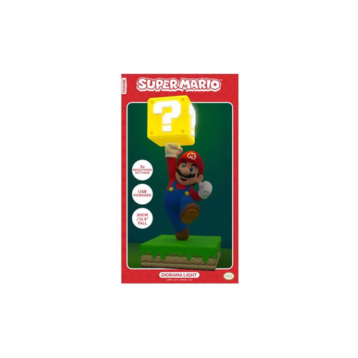 Super Mario Diorama-Leuchte mit Fragezeichen-Block