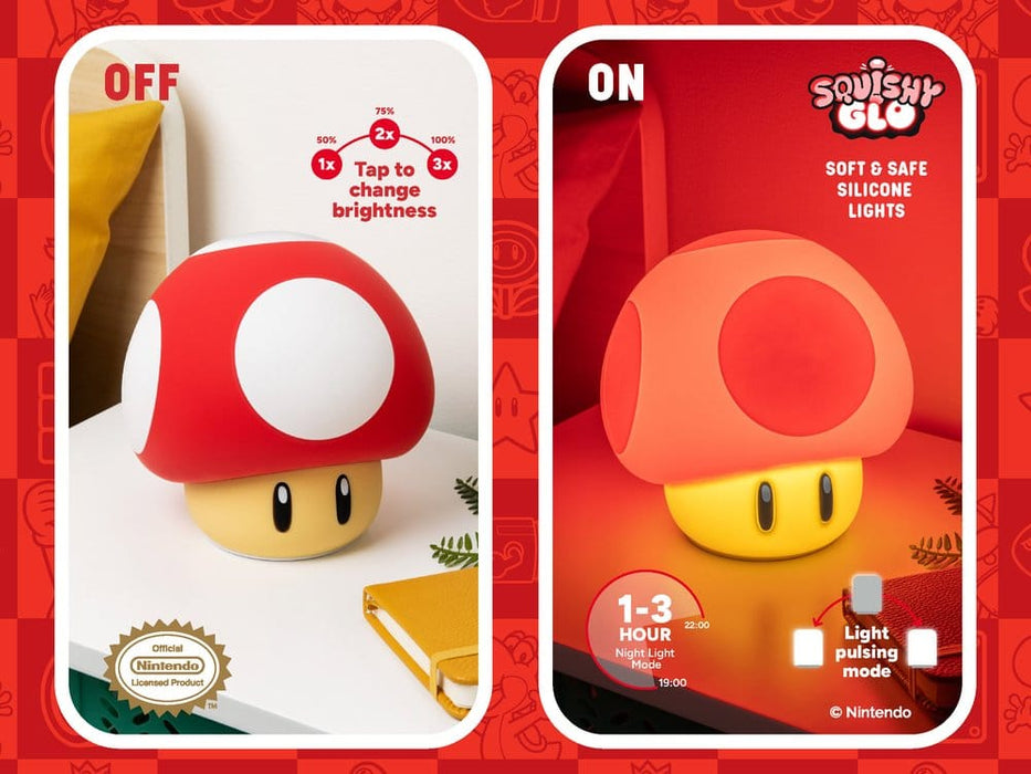 Super Mario Superpilz Silikon-Leuchte