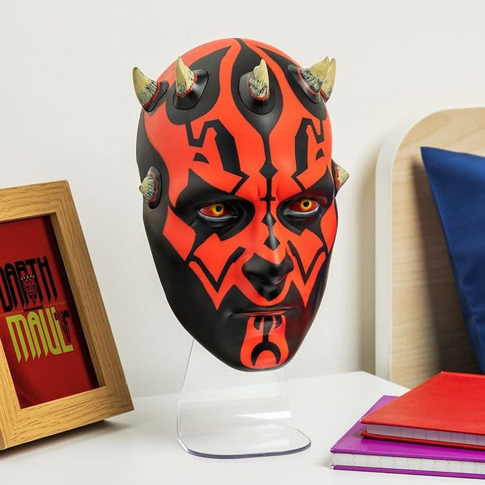 Lámpara Star Wars máscara de Darth Maul