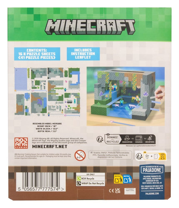 Minecraft 3D-bouwset Grotscène