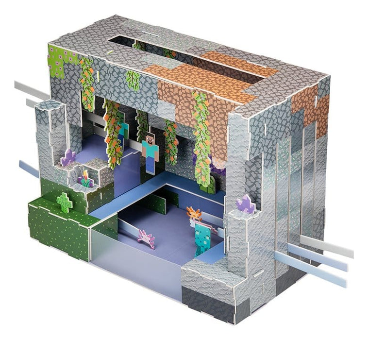 Minecraft 3D-bouwset Grotscène