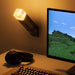 Lámpara antorcha de Minecraft (para mesa y pared)