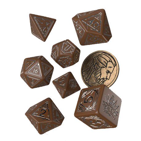 The Witcher set de dados Geralt (Roach's Companion)