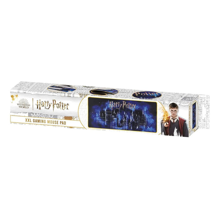 Alfombrilla de escritorio XXL Harry Potter Hogwarts de noche