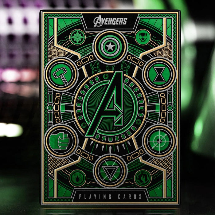 Jeu de cartes Avengers La Saga de l’infini vert