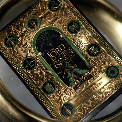 The Lord of the Rings Playing Cards with Gold Ornaments