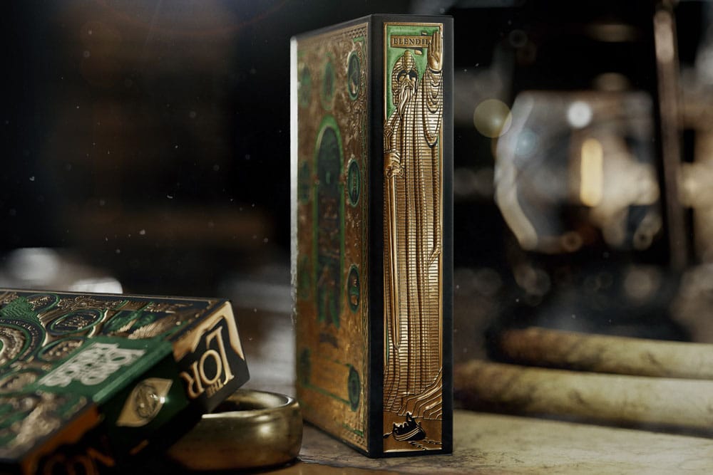 The Lord of the Rings speelkaarten met gouden ornamenten