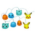 Guirnalda de luces LED Pokémon Pikachu y trío inicial