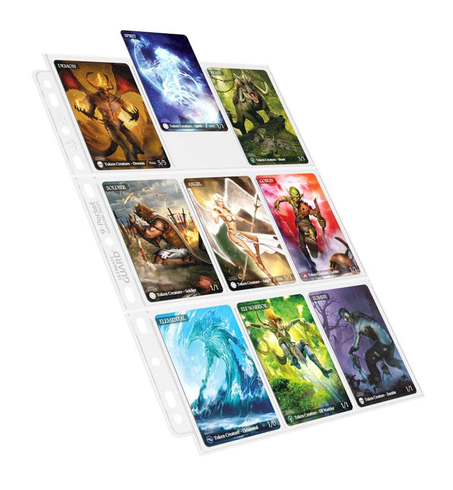 Ultimate Guard 9-Pocket Ordnerseiten Top-Loading, 100 Stück