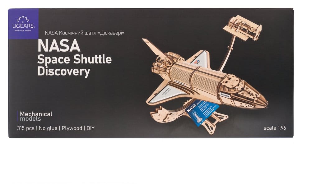 Kit de maqueta de madera 3D NASA Space Shuttle Discovery