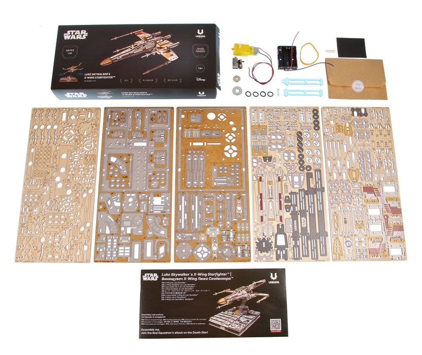 Star Wars Holzbausatz Luke Skywalkers X-Wing Starfighter