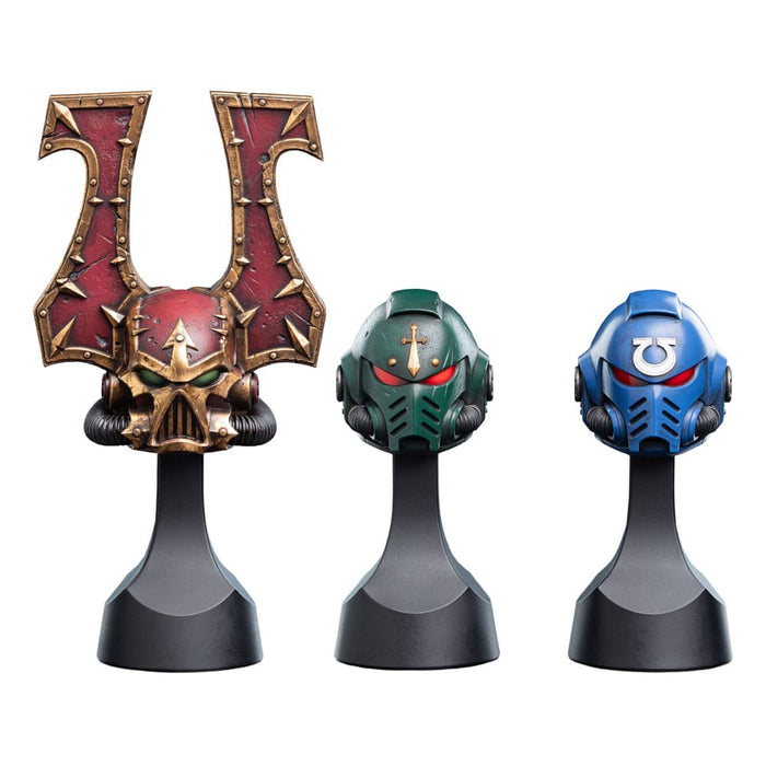 Réplica del casco de los Dark Angels de Warhammer 40.000