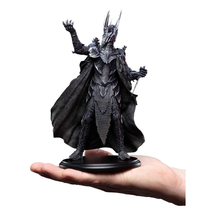 Herr der Ringe Statue: Sauron beim Schmieden des Rings